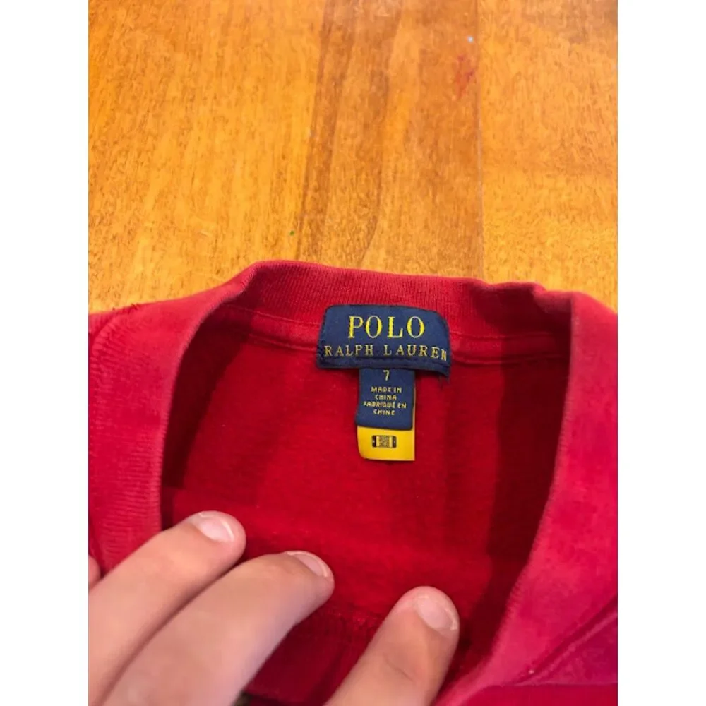 Polo Ralph Lauren Polo Bear Christmas Sweater size 7 Kids Unisex Holiday Preppy